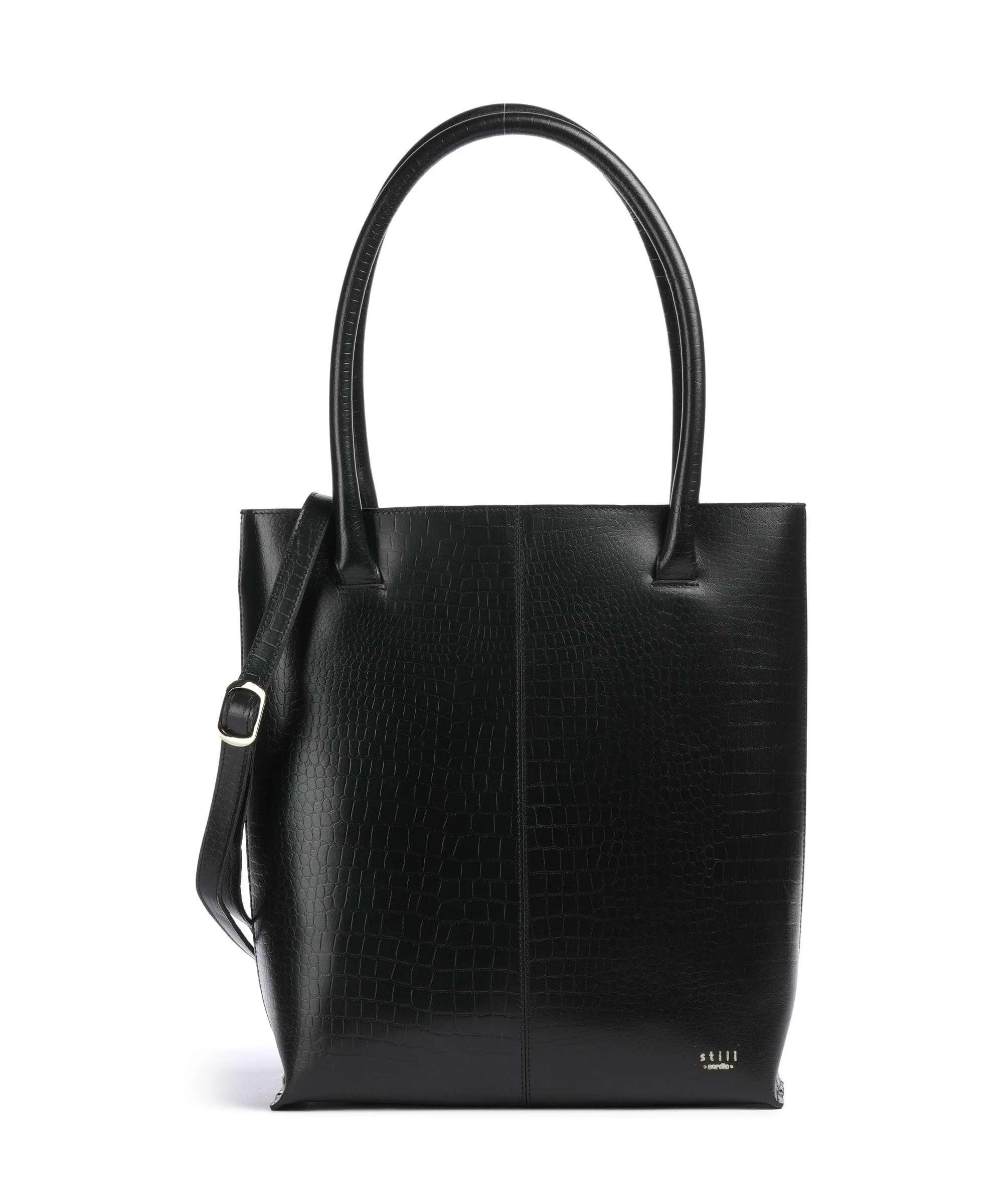  Still Nordic Lucy Borsa shopper pelle di bufalo nero  