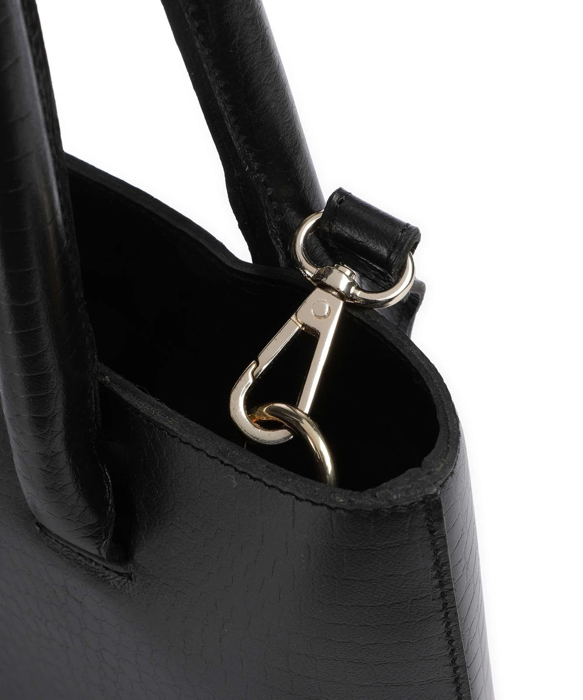  Still Nordic Lucy Borsa shopper pelle di bufalo nero  