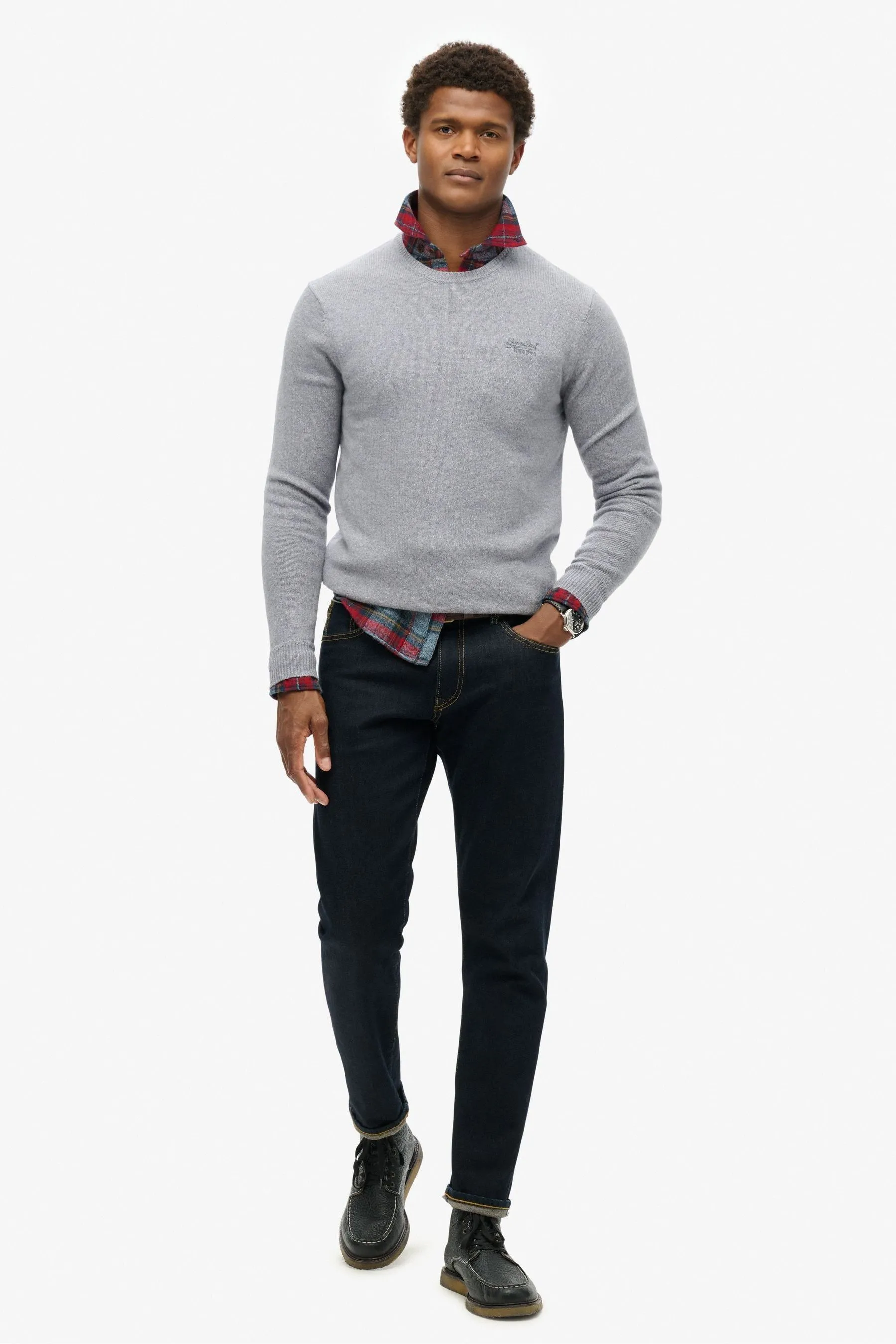 Superdry Slim Fit Essential Crew Jumper    