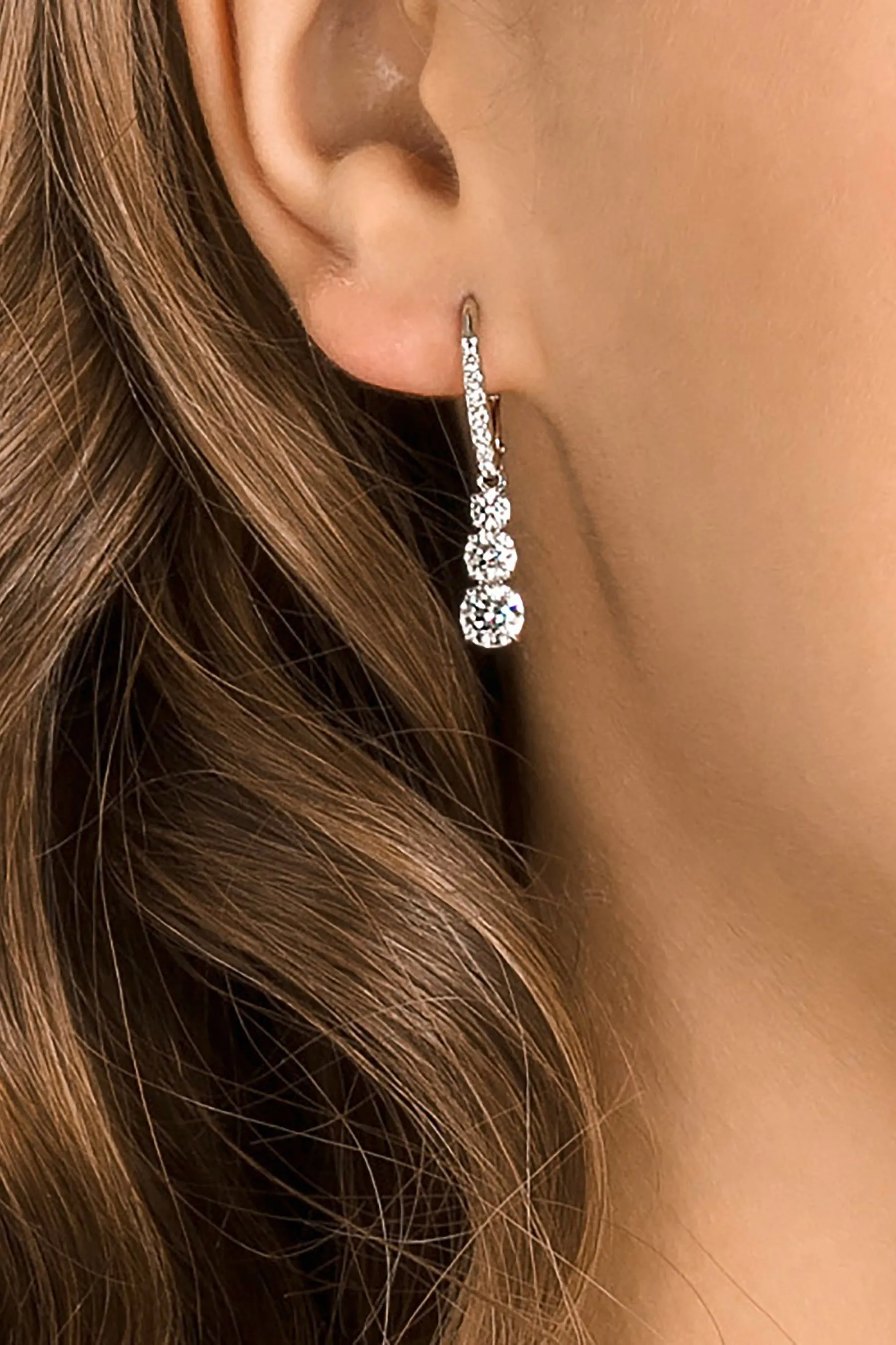 Swarovski - Attract - Orecchini a trilogia