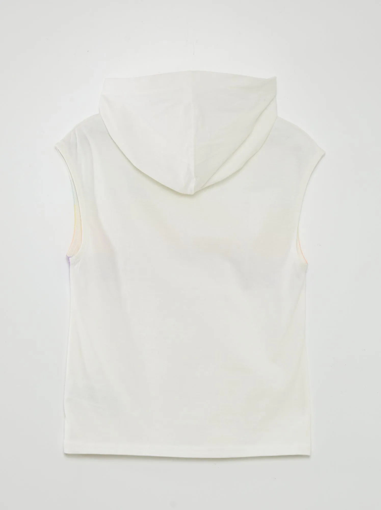 T-shirt con cappuccio - BIANCO