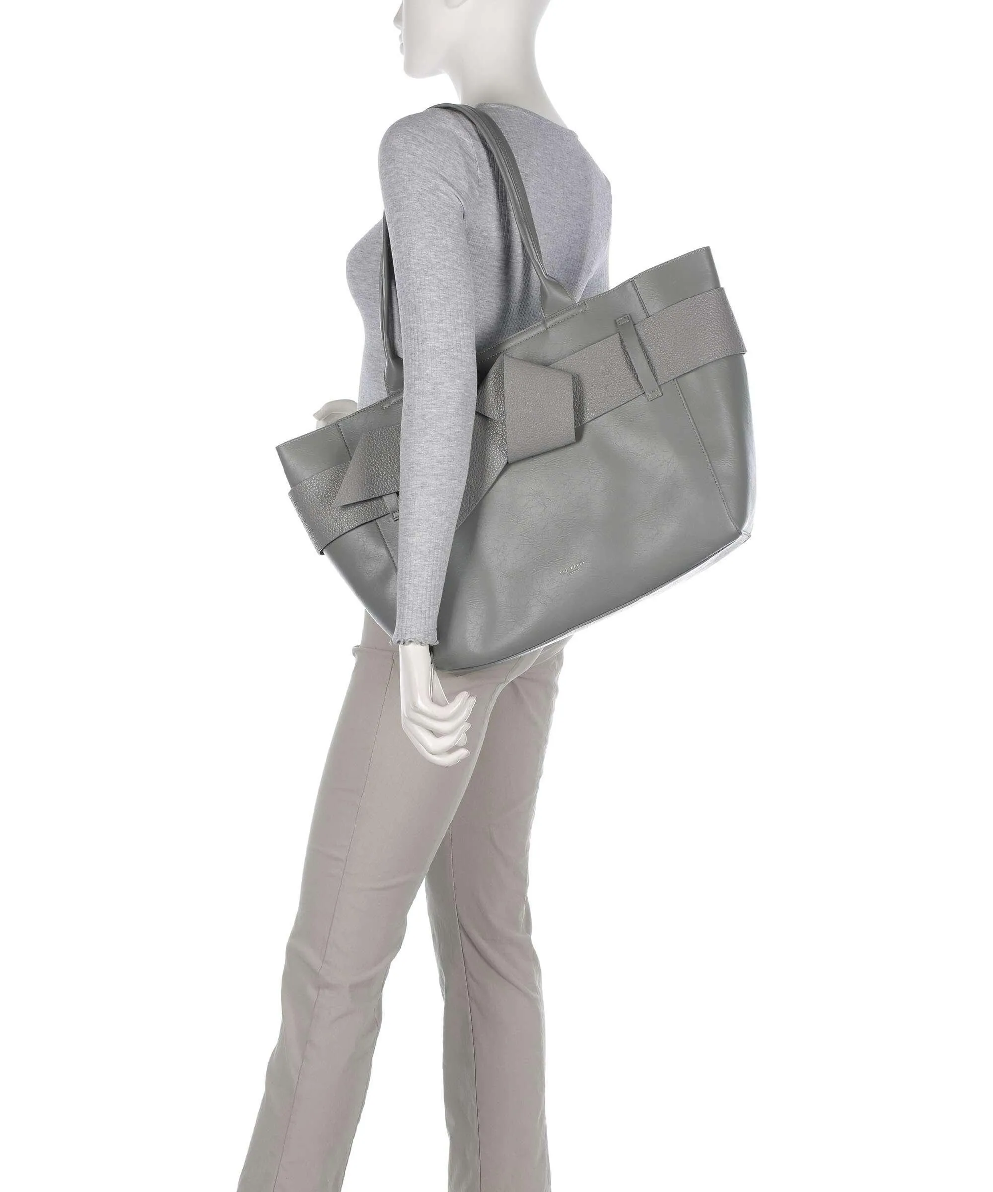  Ted Baker Jimma Borsa shopper pelle sintetica grigio  