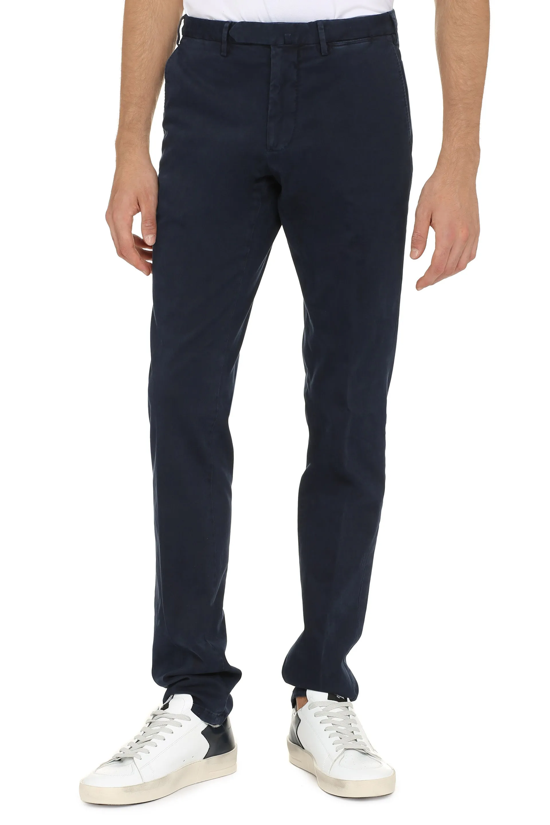 THE (Alphabet) THE (Pants) - Pantaloni chino in cotone stretch