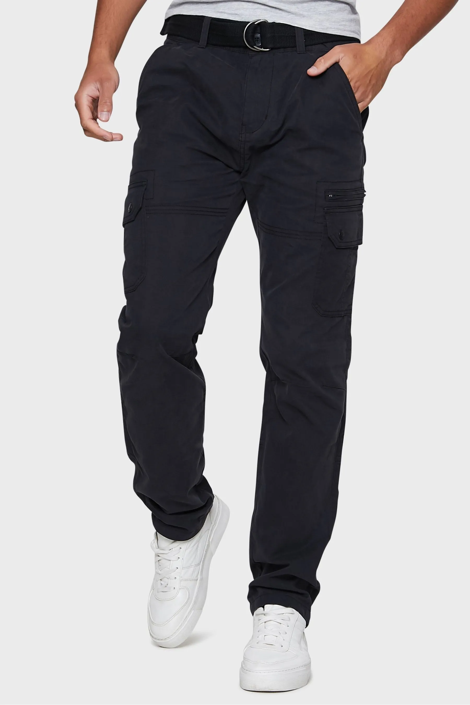 Threadbare - Blend Con cintura - Pantaloni cargo in cotone