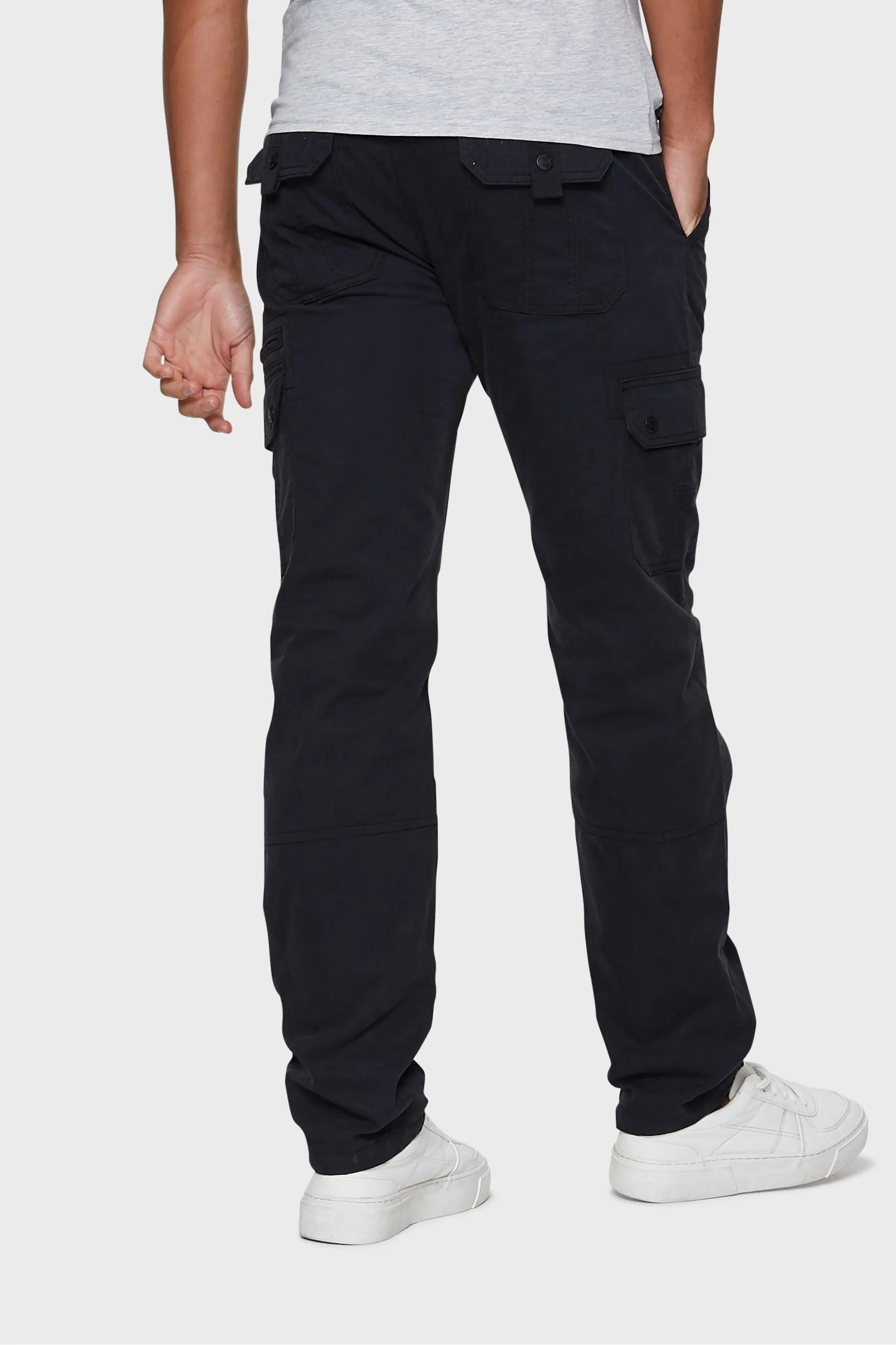 Threadbare - Blend Con cintura - Pantaloni cargo in cotone