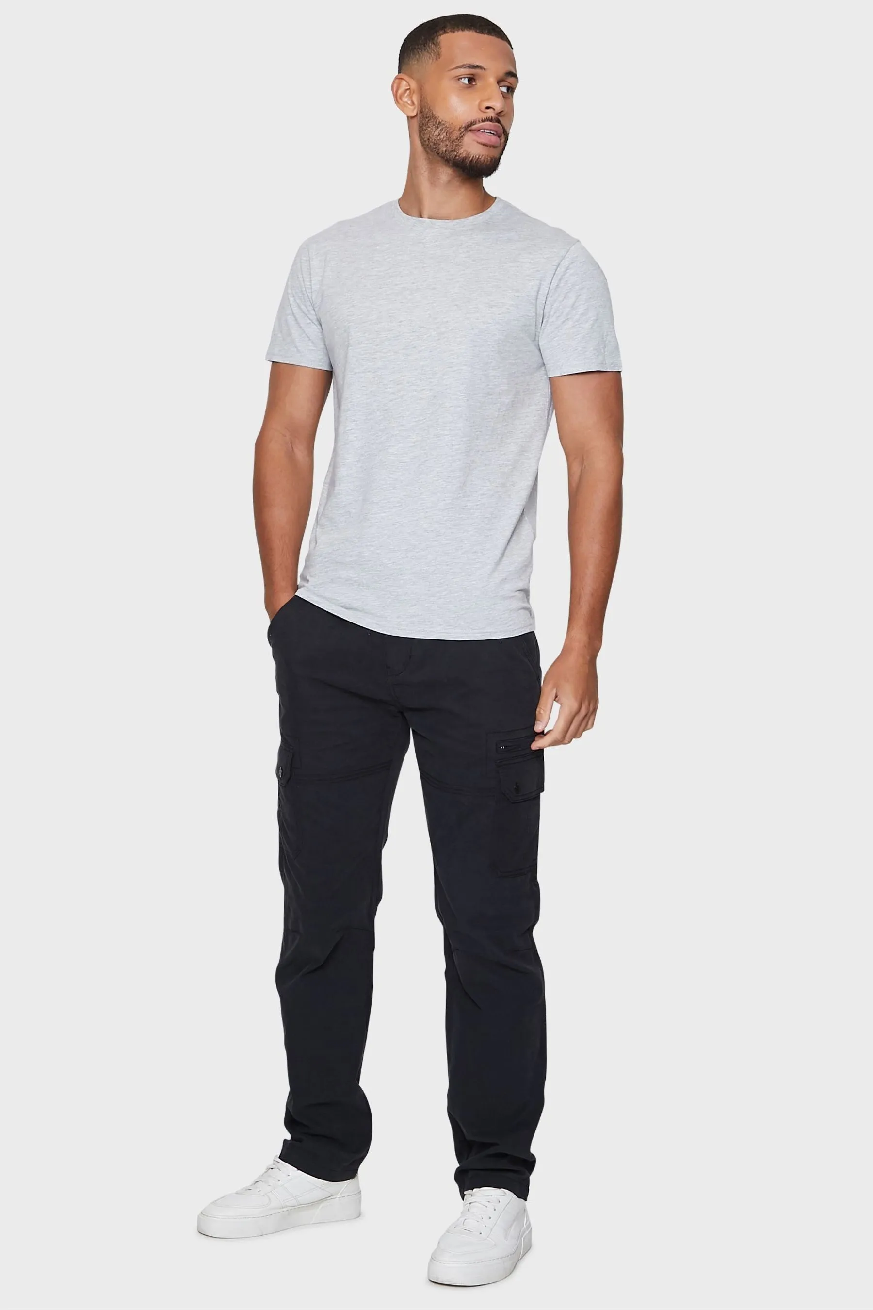 Threadbare - Blend Con cintura - Pantaloni cargo in cotone