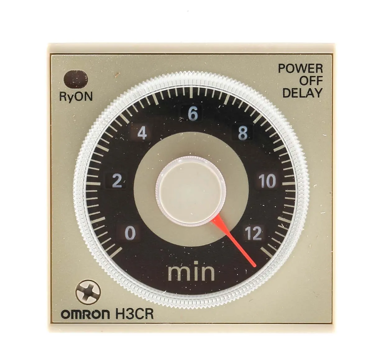 Timer Relay Omron, intervallo 0.05 → 12min, 2 poli, DPDT, Montaggio su guida DIN, a pannello