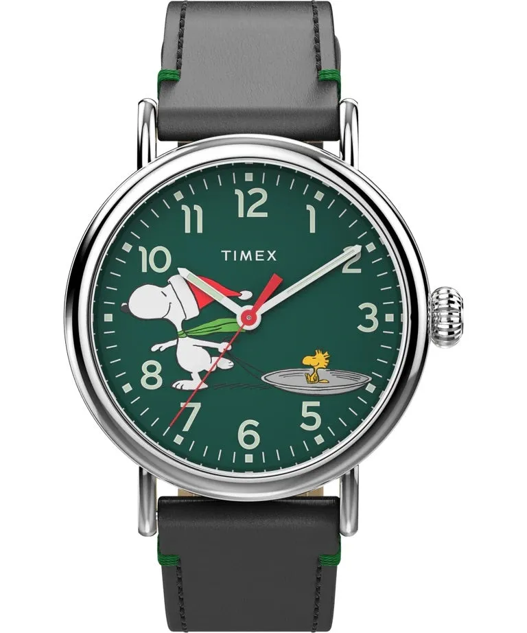 Timex peanuts collection acciaio inossidabile verde   