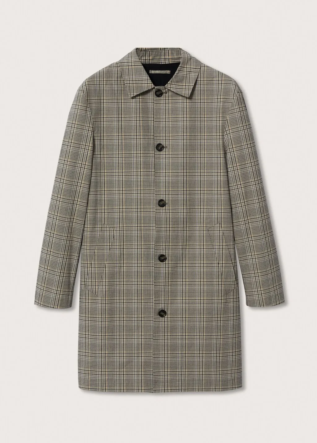 Trench cotone quadri
