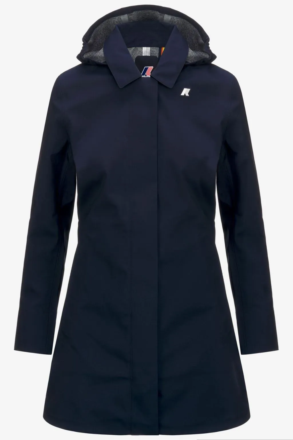 TRENCH DONNA BLU SCURO MATHY BONDED JERSEY K-WAY