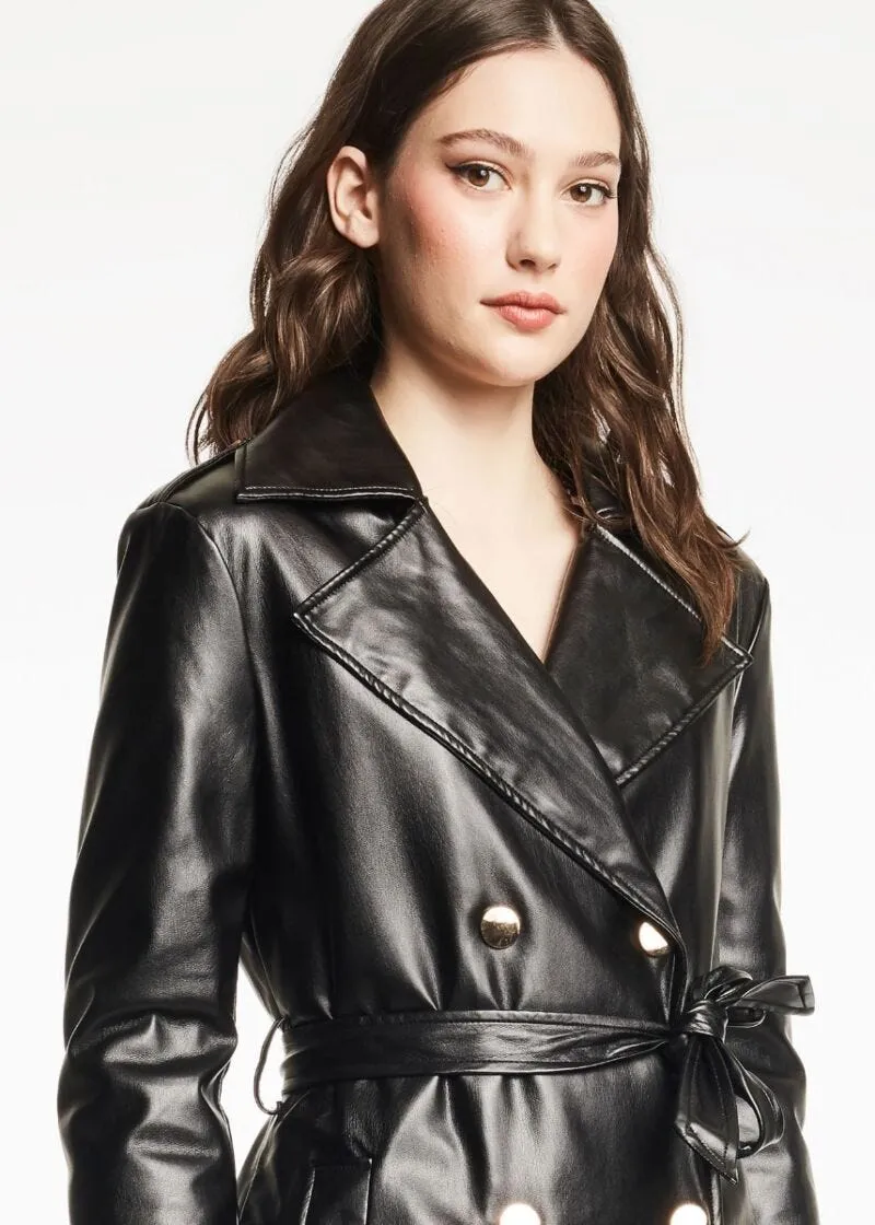 Trench in eco pelle