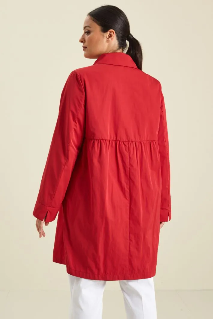 Trench in gabardina antigoccia