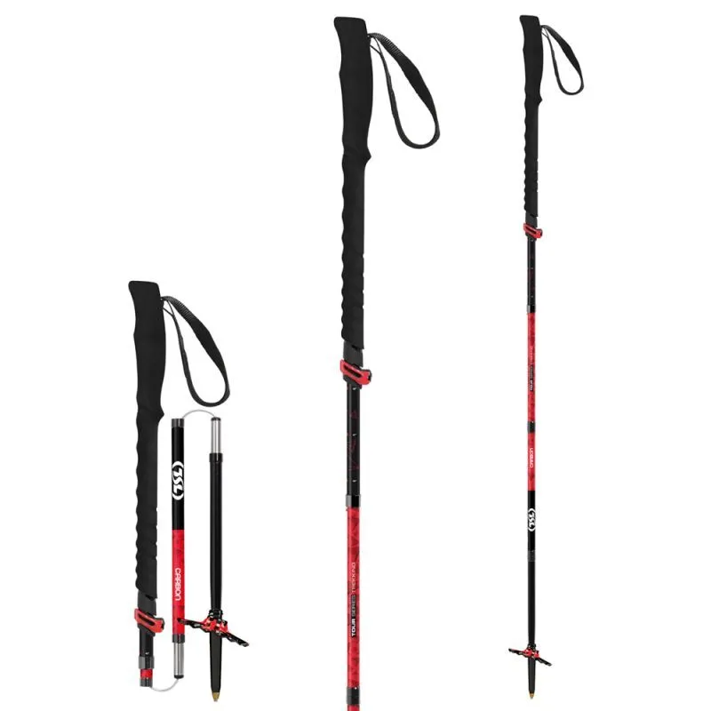 TSL Outdoor Tour Carbon 5 Cross - Push & Pull - Bastoncini da trekking