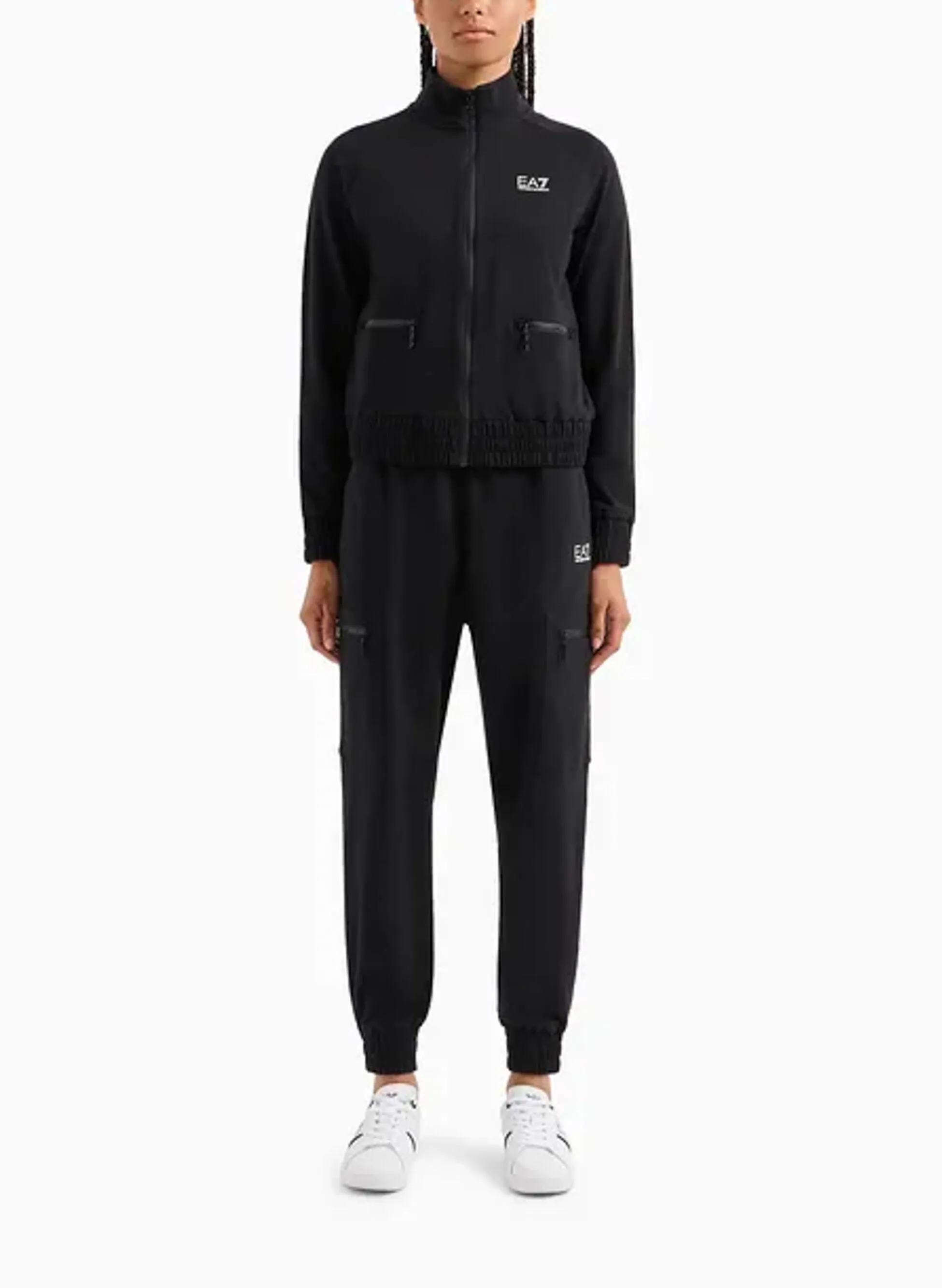 tuta in cotone stretch