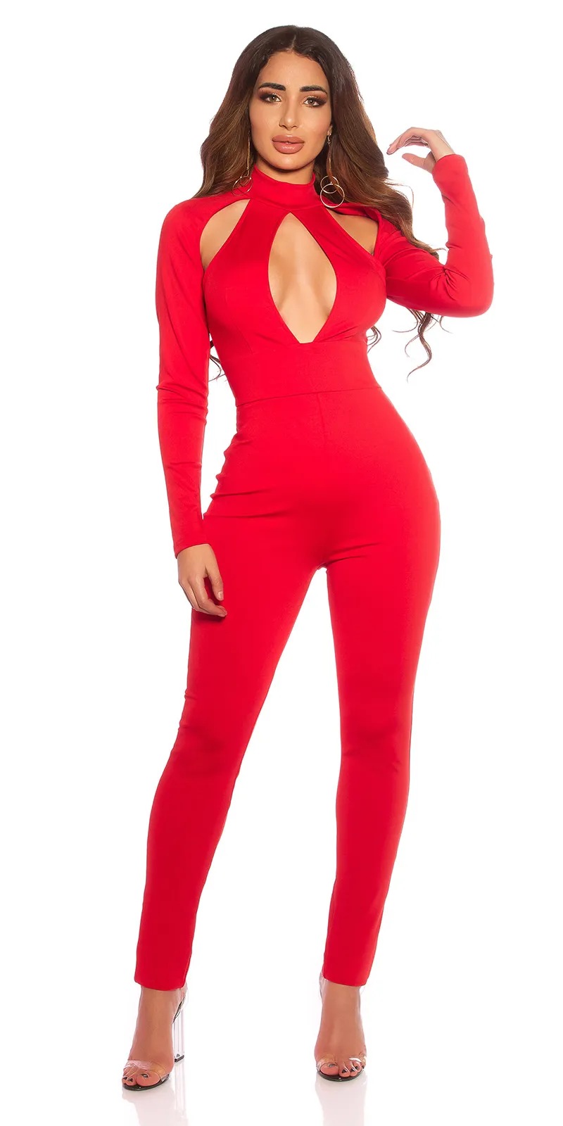 Tuta sexy TT038 rosso