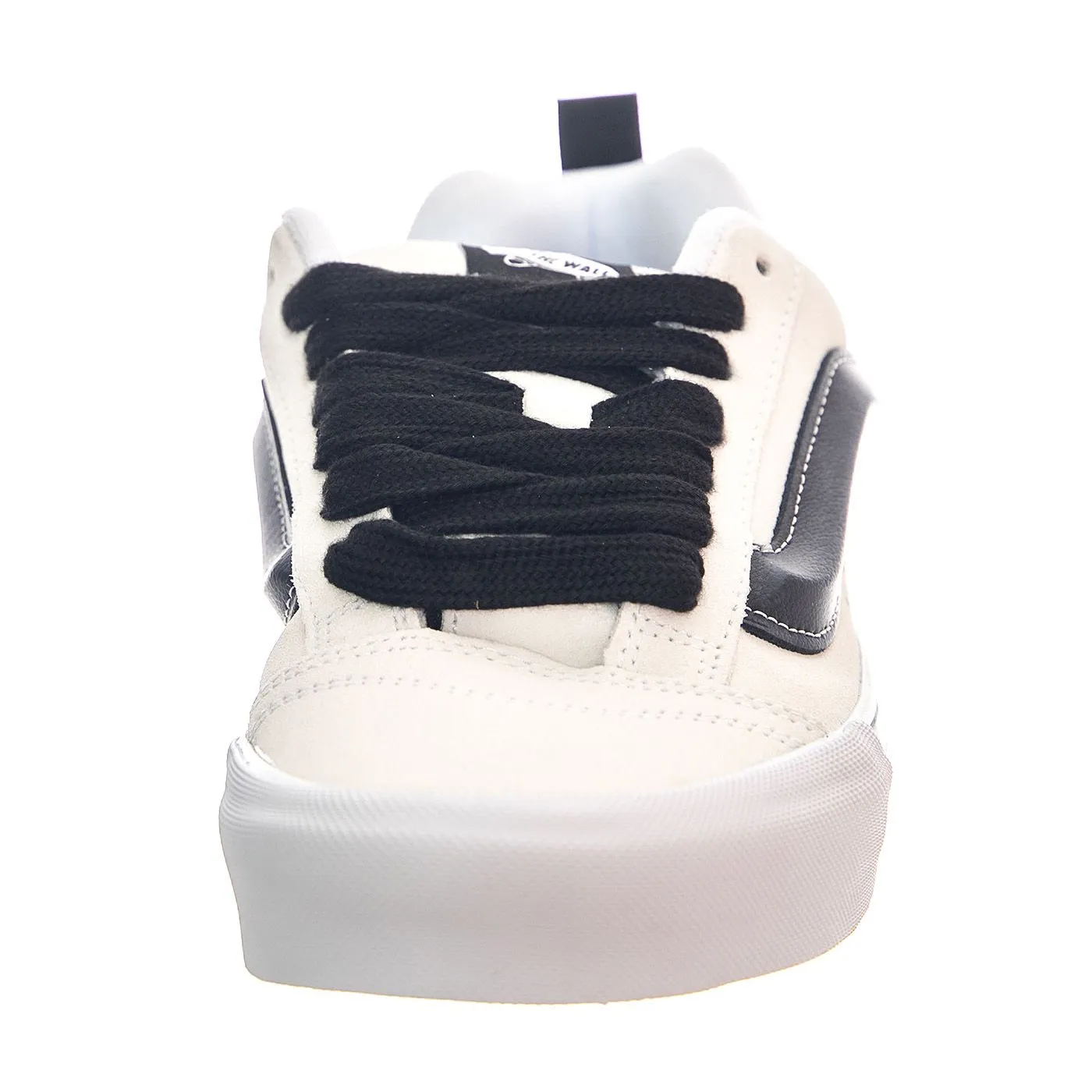 Vans Knu School Suede White / Black - Scarpe Profilo Basso Uomo Bianche    