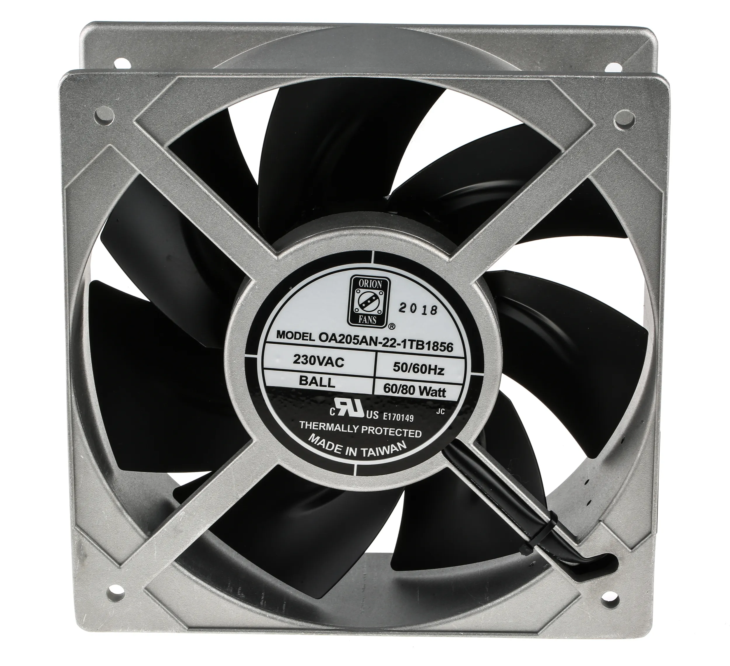 Ventola assiale in c.a. RS PRO, 1002.4m³/h, 230 V ca, 205 x 205 x 72mm