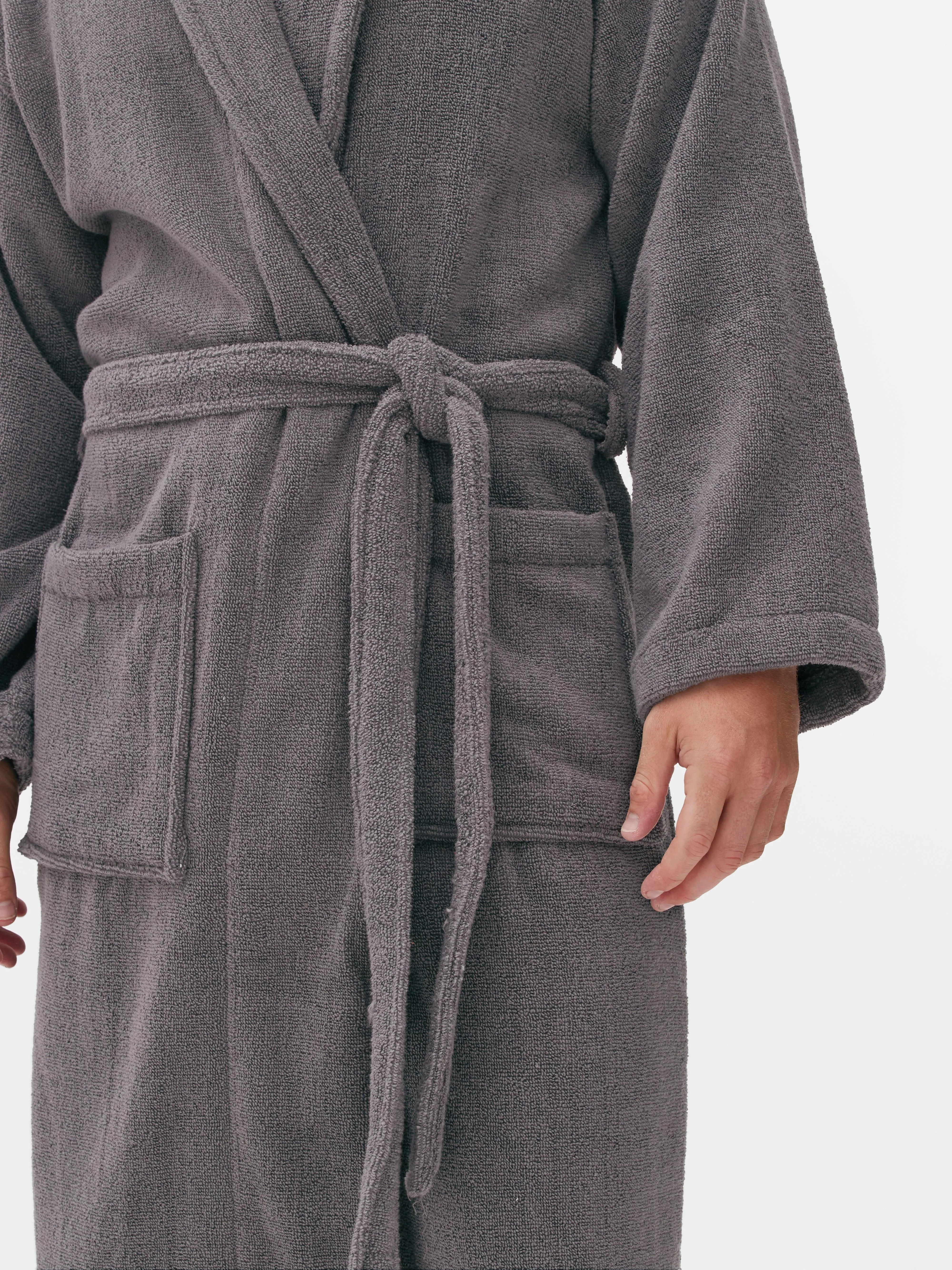 Vestaglia da spa in spugna di cotone