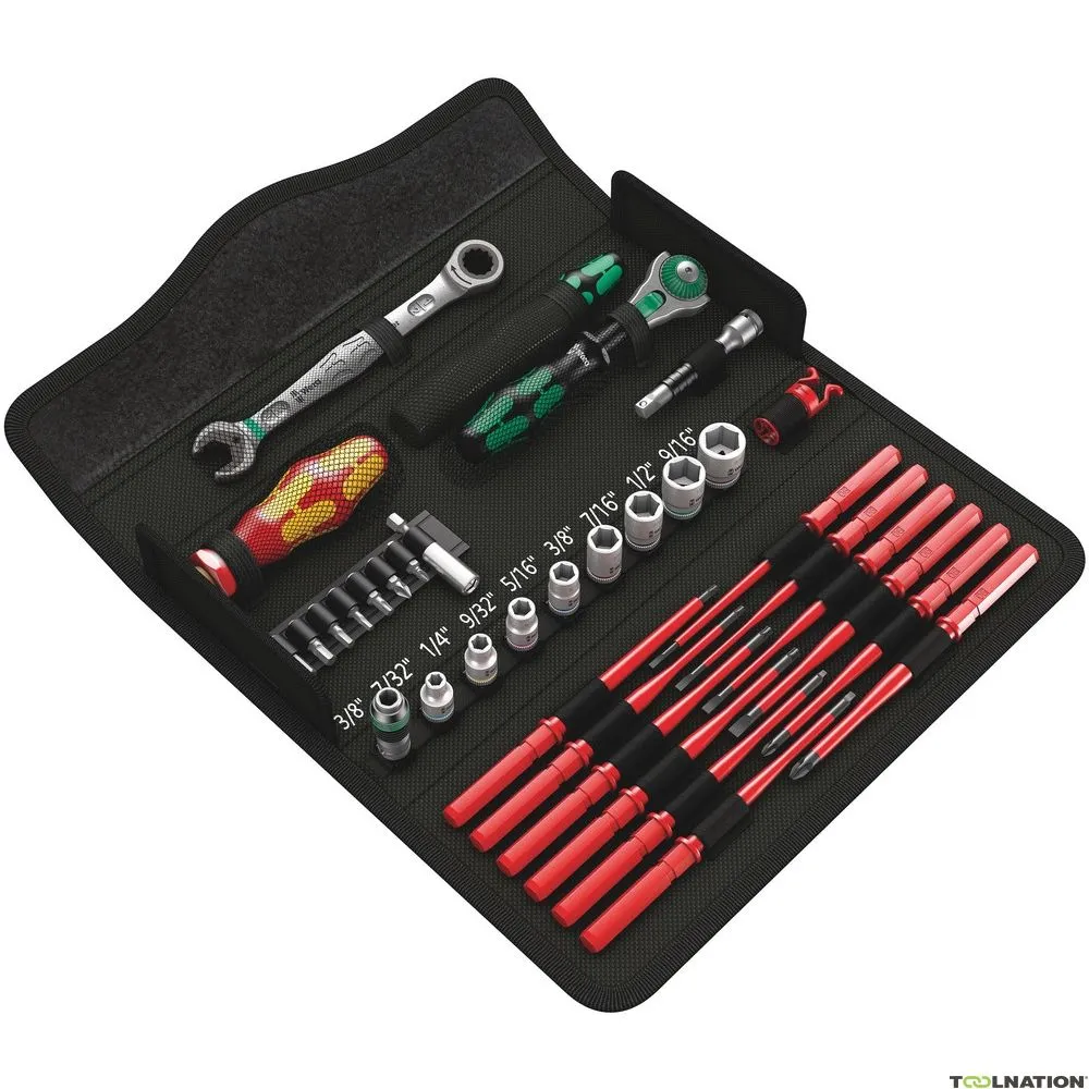 Wera 05135871001 Kraftform Kompakt W Imperial 1 Set di utensili di servizio da 35 pezzi