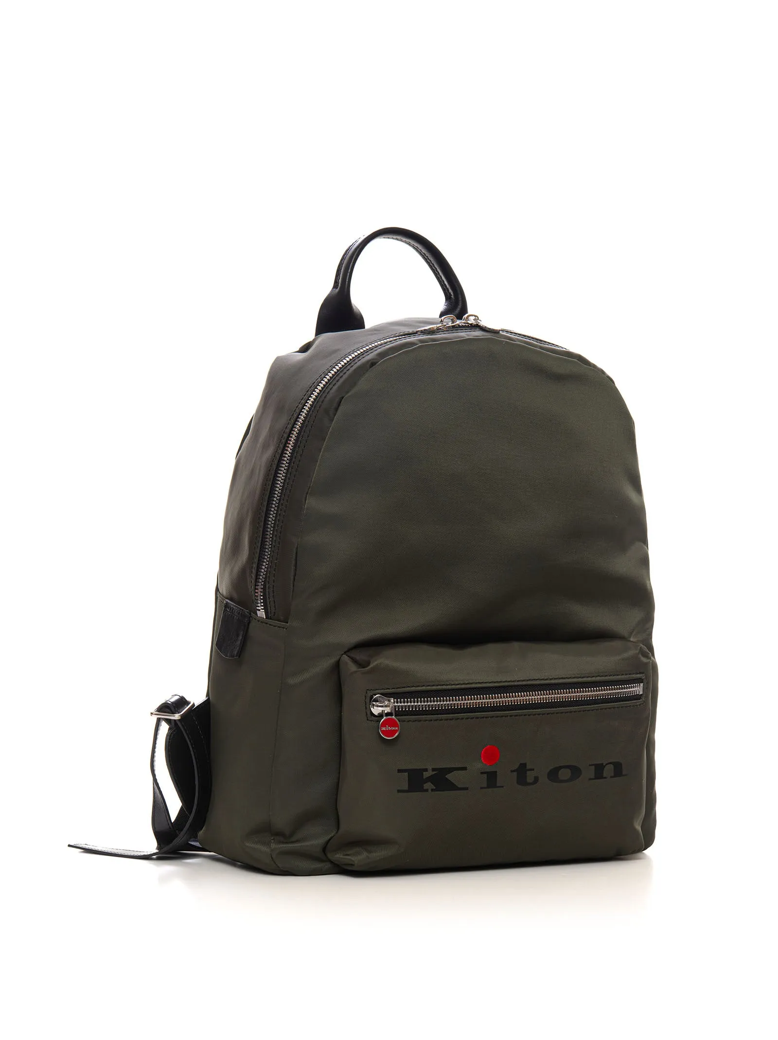 Zaino a spalla Verde Kiton Uomo