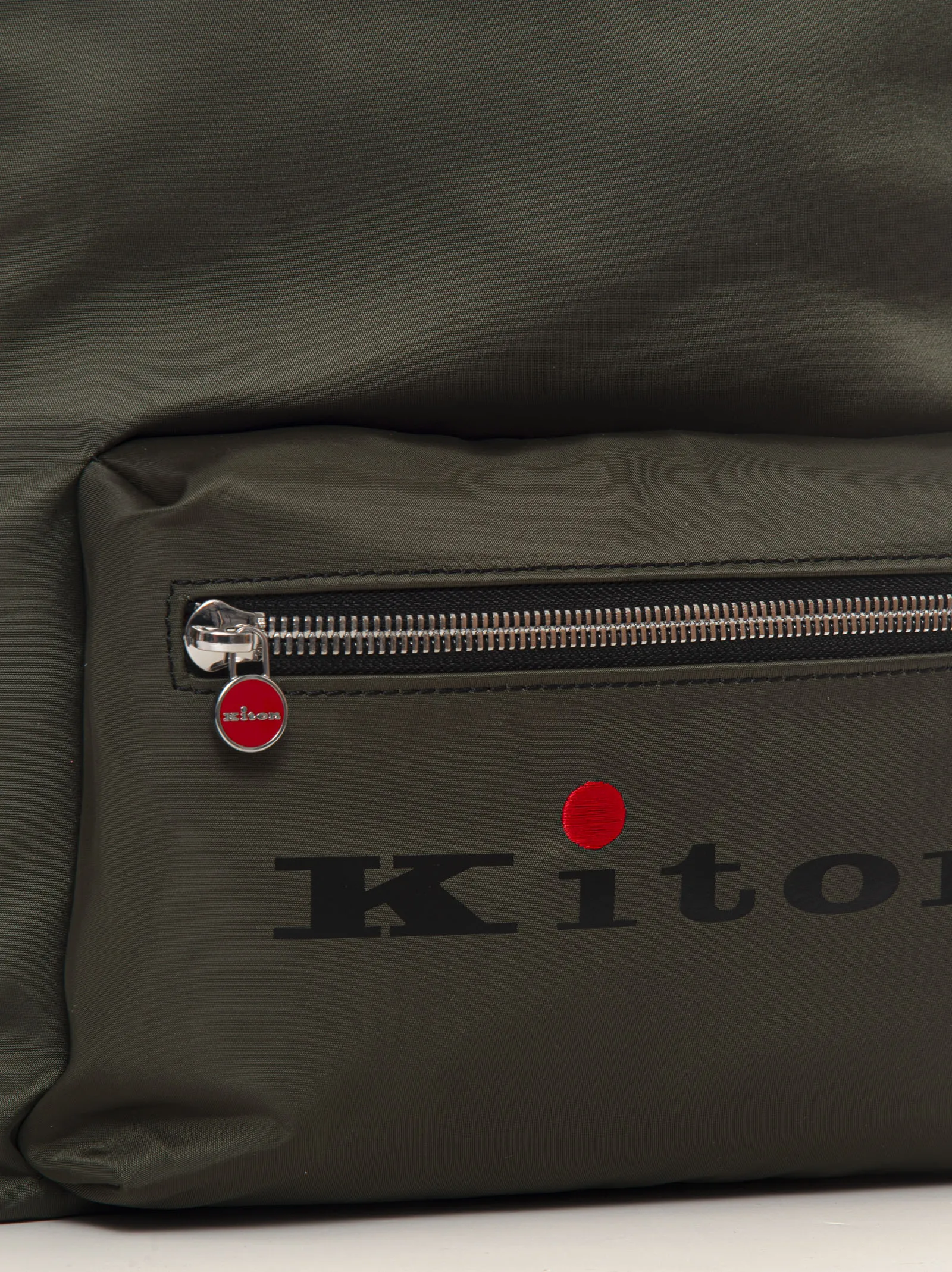Zaino a spalla Verde Kiton Uomo